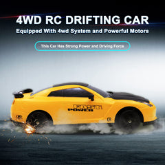 Desdoni RC drift car 4WD chassis offering strong grip on surfaces