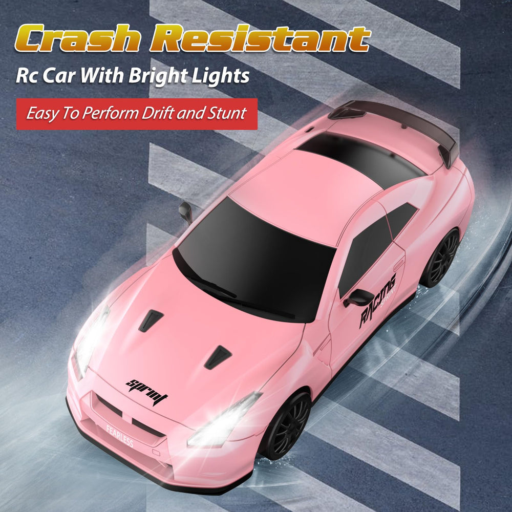 Desdoni RC drift car 4WD chassis in action for stable drifting