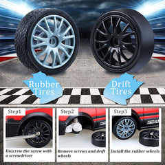 Desdoni RC Drift Car rechargeable batteries and USB charging for longer sessions.