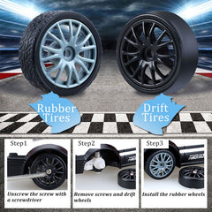Desdoni RC Drift Car rechargeable battery enables quick sessions