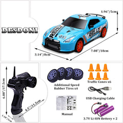 Desdoni remote control 2.4GHz for interference-free play with others