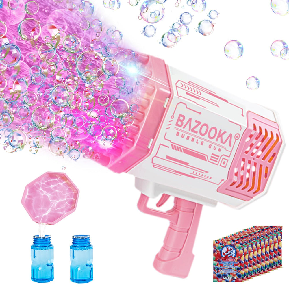 Deserthome Bubble Gun 69-Holes lights up for outdoor play