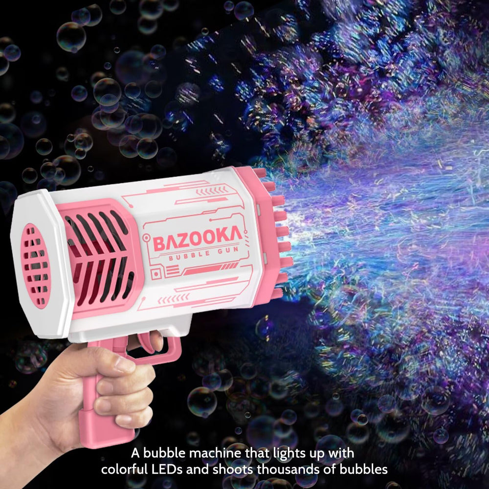Deserthome Pink Bubble Gun for girls' party moments