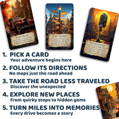 Destination Unknown in-car prompts keep passengers engaged during the ride.