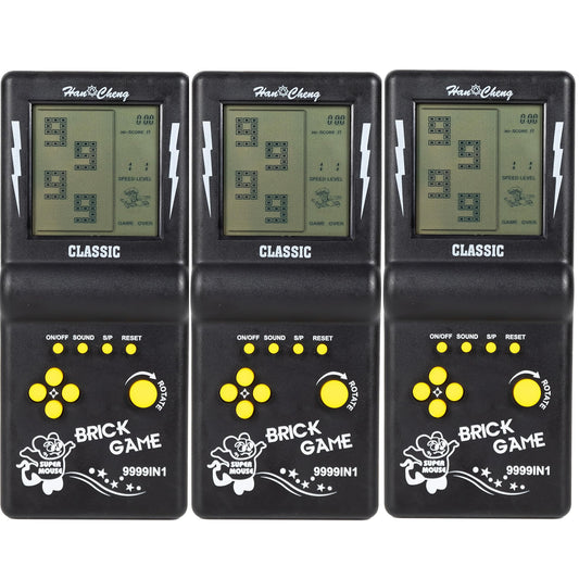 Desyeryamimi handheld brick game console with a 3-5 inch screen for portable retro fun.
