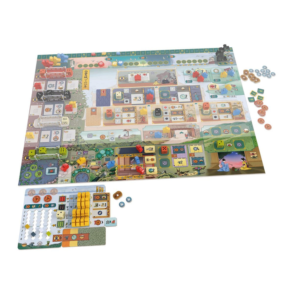 Devir Tea ceremony themed board and components deliver immersive setup.