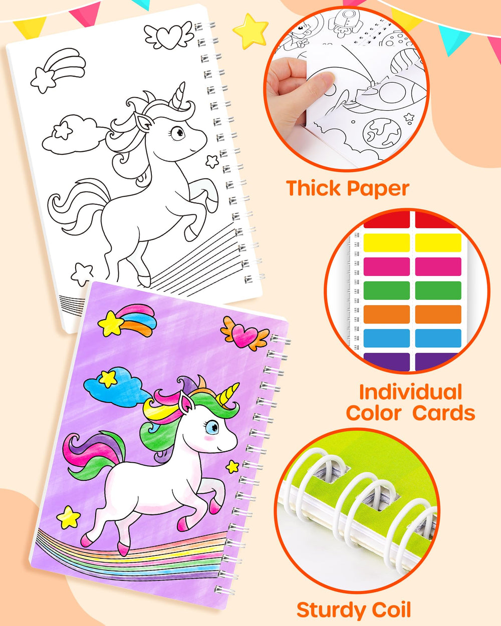 D-FantiX colorfully printed pages reveal patterns without screens