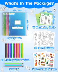 D-FantiX 12 fruit-scented markers for bright coloring sessions