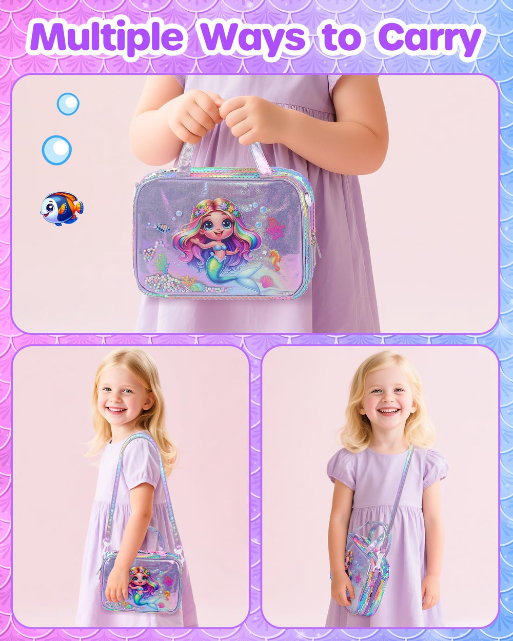 D-FantiX mermaid stencils help create themed art quickly.