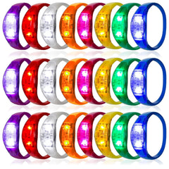 Dhseinat LED glow bracelet worn on the wrist for vibrant party visibility.