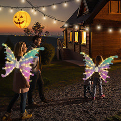 Diakud Fairy Wings suit indoor and outdoor dress-up adventures.