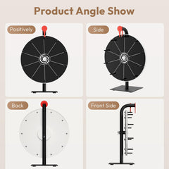 Dialorys 10-slot wheel fits a variety of prizes, raffles, and activities