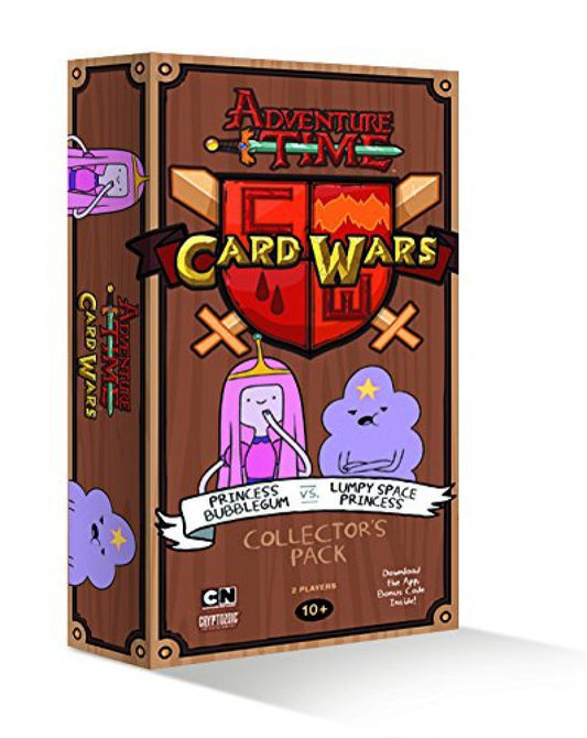 Diamond Comic Distributors Adventure Time Card Wars pack cover with Princess Bubblegum vs Lumpy Space Princess
