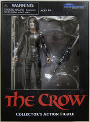 Diamond Select Toys The Crow Walgreens Exclusive figure in a standing front view for desk display.