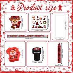 Dianelhall Christmas erasers offer playful cleanup for kid crafts and school projects.