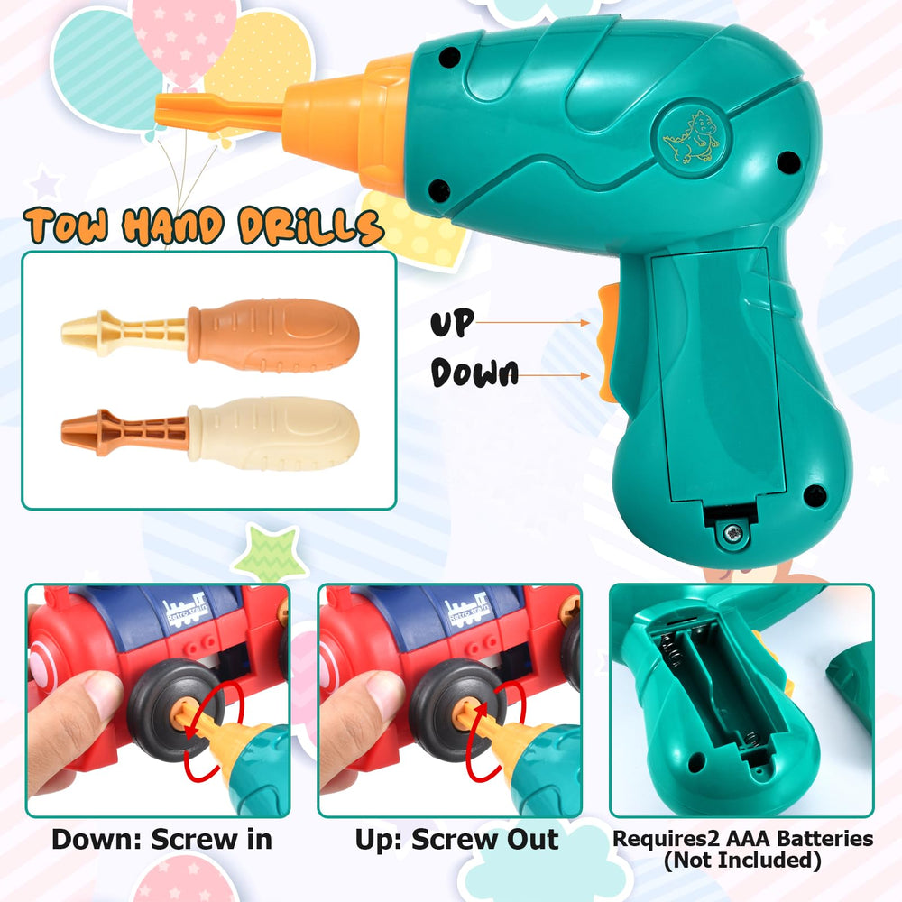 DICROON take-apart airplane model for playful STEM assembly