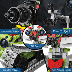 DIEBA off-road vehicle and tank build sparks imaginative play.