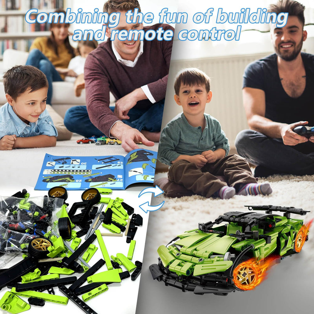 DIEBA STEM kit—remote and app modes displayed, versatile play options