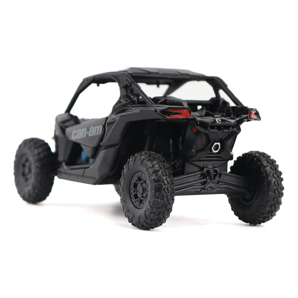 Rear view highlights authentic exhaust and textured body detailing.