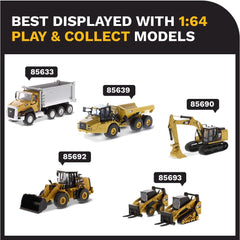 Diecast Masters Caterpillar 320F L articulated steering enables realistic maneuvering.