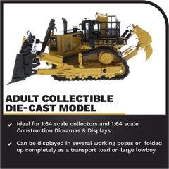 Diecast Masters CAT D11 dozer rear rippers close-up for rugged realism.