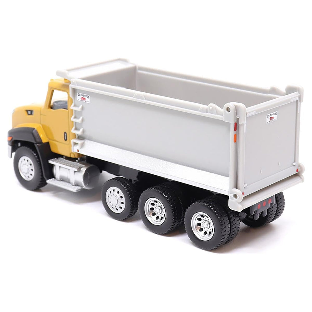 Diecast Masters CT660 dump truck chrome wheels add authentic chrome highlight.