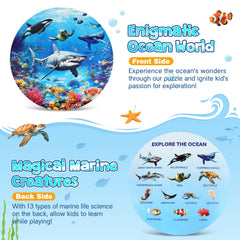 DIGOBAY backside educational marine life chart adds simple science context