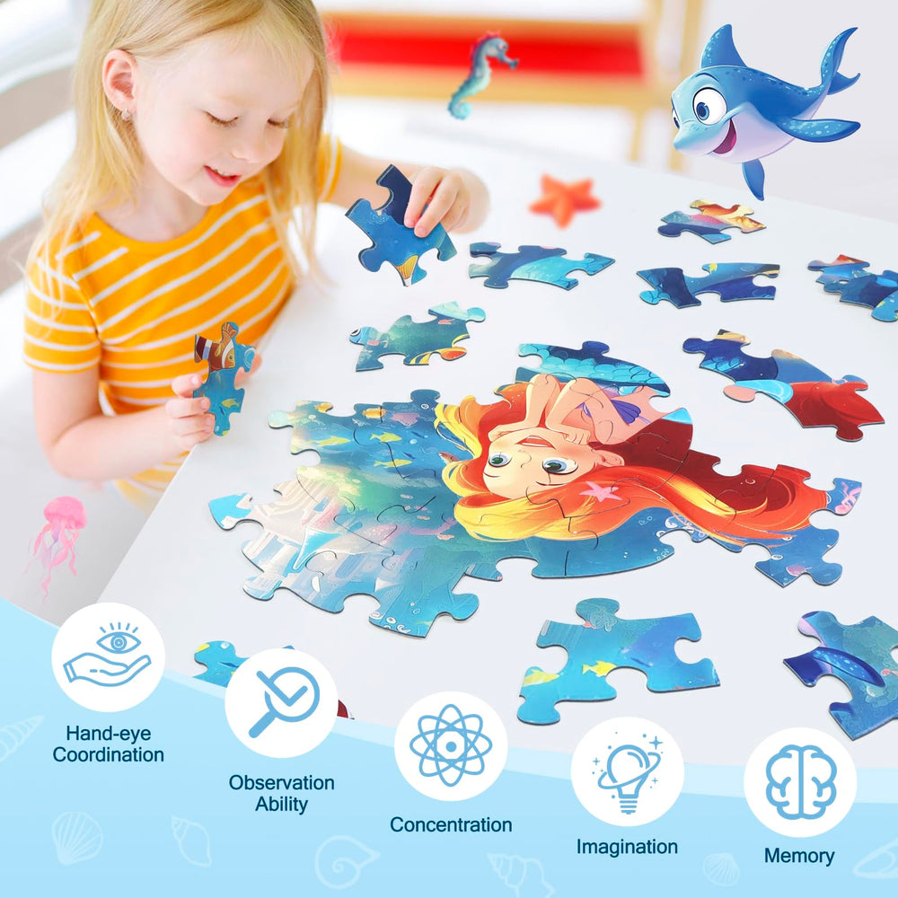 DIGOBAY blue cardboard puzzle material—durable and safe