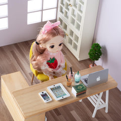 Diinokiy dollhouse headset for tiny workstations