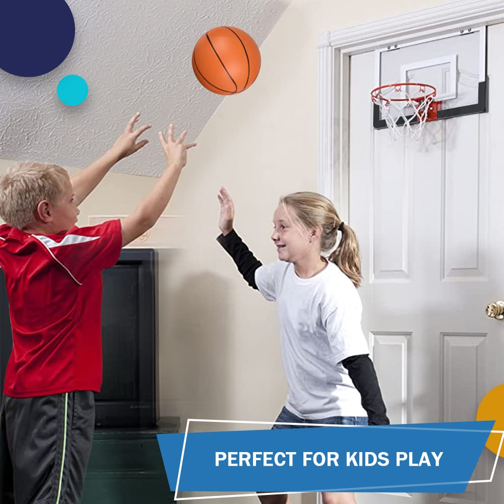 Compact 6-inch Dilabnba basketball fits small hands for safe indoor play.