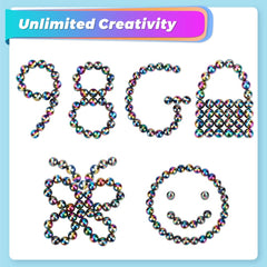 Tactile desk toy for adults and students to explore magnets safely