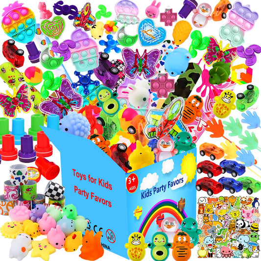 Dilycery party favors assortment box for classroom rewards and festive gift-giving