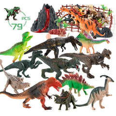 Dimoarch 79-piece dinosaur set collection encourages imaginative play and learning