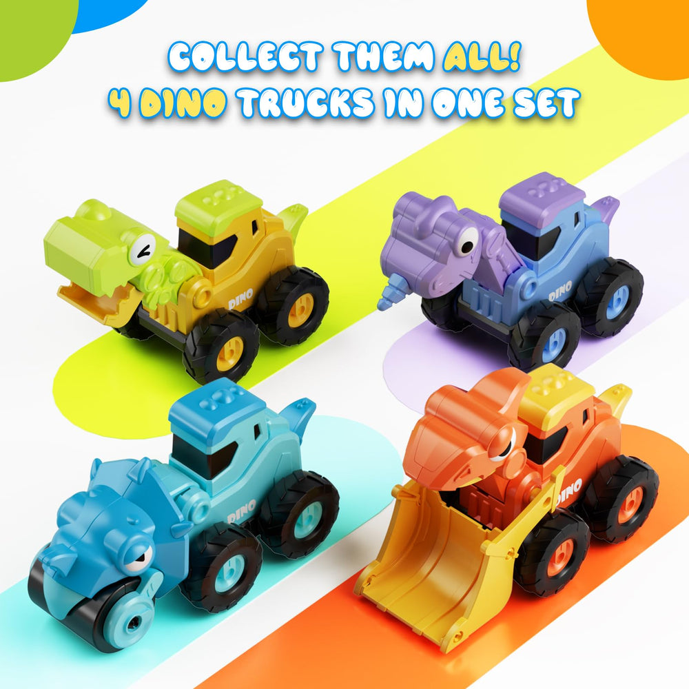 Dimoarch sandbox-ready trucks spark outdoor imagination during playtime