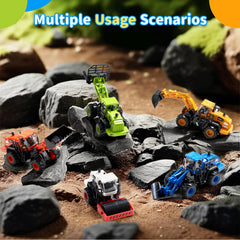 Dimoarch kids sandbox play with trucks encourages creative problem solving.