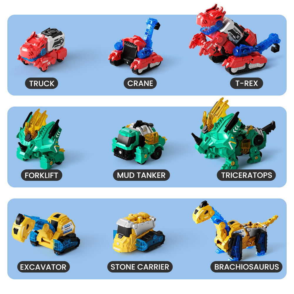 Dimoarch six-in-one set shown with illustrated assembly guide.
