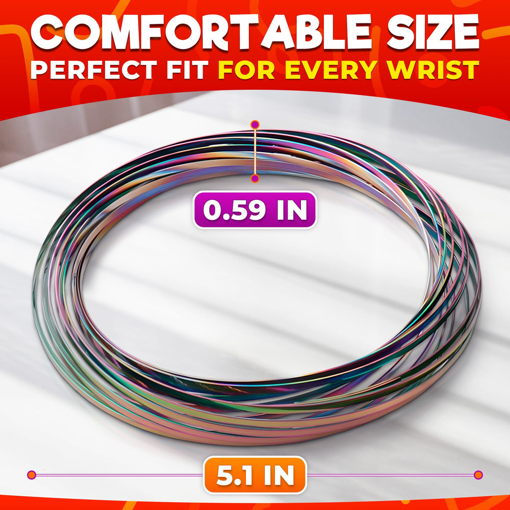 DIMROM color-changing flow ring displays shifting hues for visual interest during use.