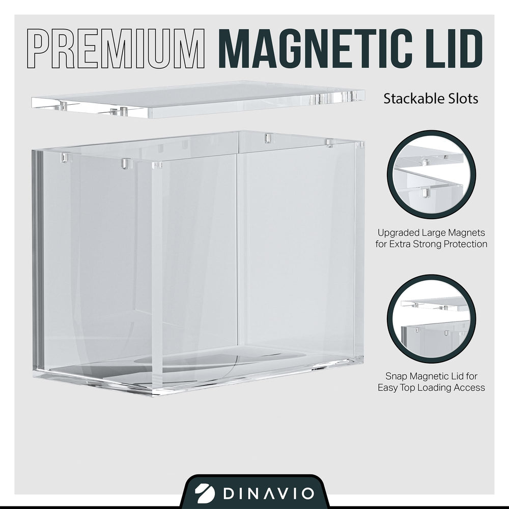 Dinavio Crafthouse PKMN booster box case shows precise 5.4 by 3 by 4.8 inches interior