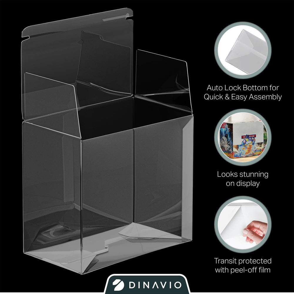 Dinavio Crafthouse precise dimensions provide snug fit for booster boxes.