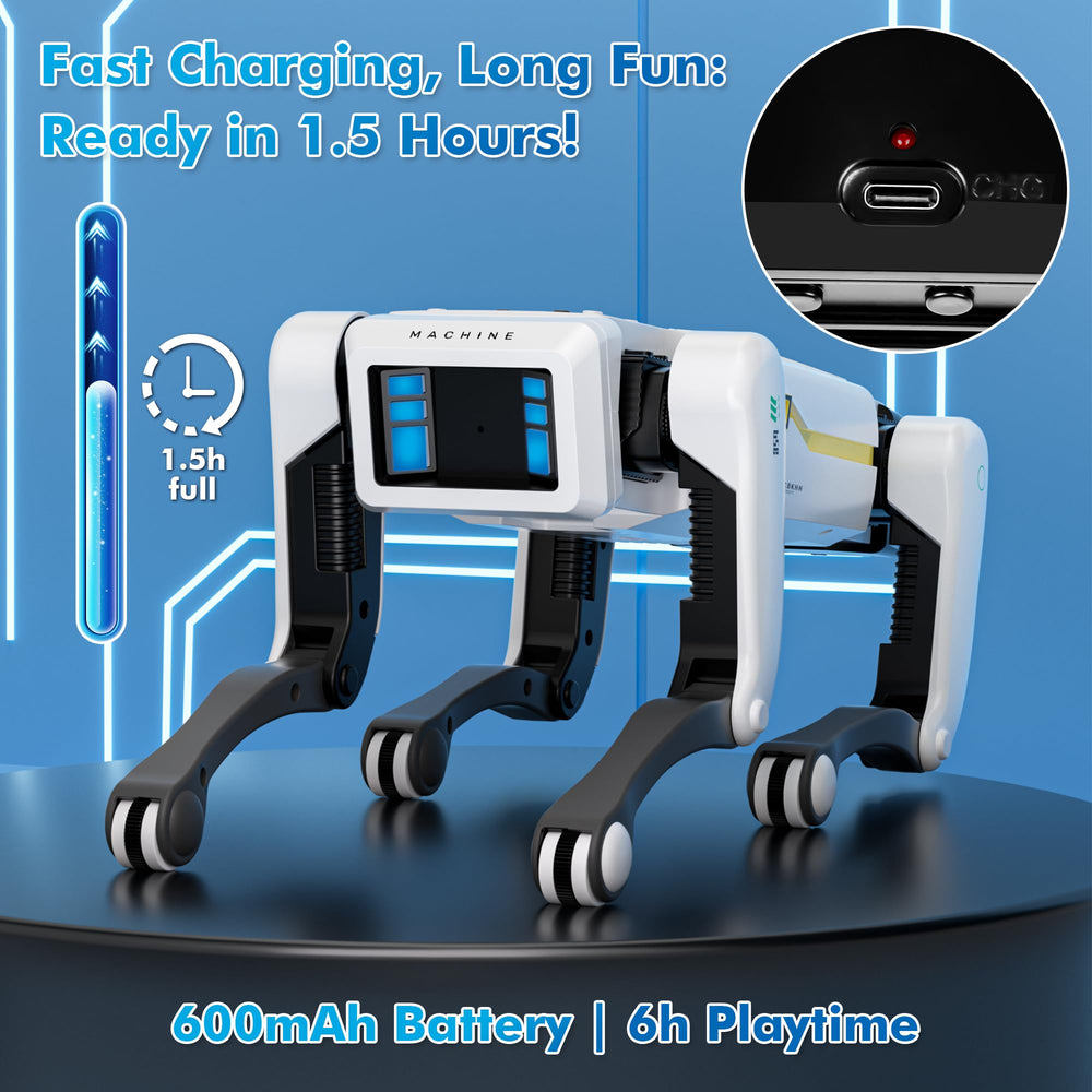 Dingdongwu smart robot dog coding mode enables creative problem solving