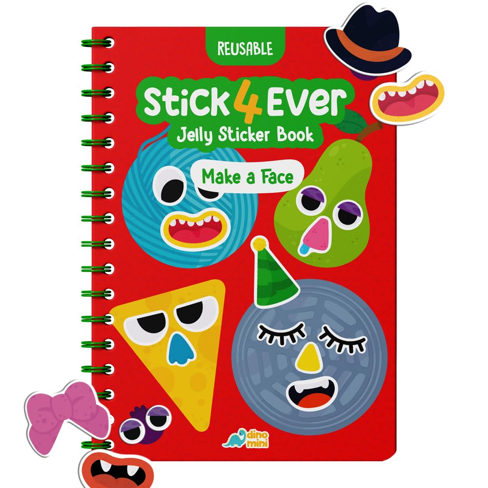 Dino Mini Stick4Ever jelly sticker book cover for on-the-go play.