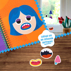 Dino Mini Stick4Ever waterproof jelly stickers in action during adventures.
