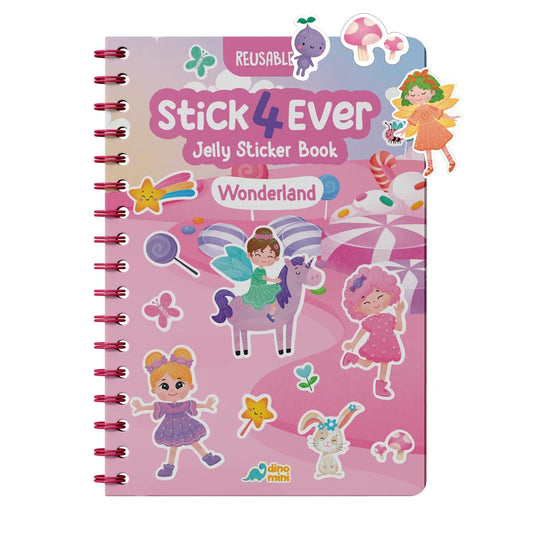 DINO MINI Stick4Ever jelly sticker book cover invites kids to spark creative play.