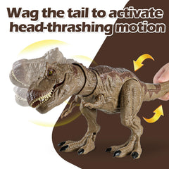DINOSAURS'ISLAND TOYS T-Rex movable jaws enable dynamic storytelling.