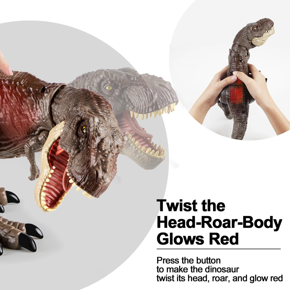 DINOSAURS'ISLAND TOYS continuing head strike highlights dynamic action for epic dinosaur battles