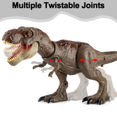 DINOSAURS'ISLAND TOYS tail flick showcases sweeping motion for authentic predator play