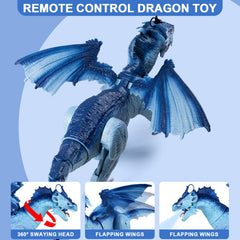 DINOSAURS'ISLAND TOYS dragon blue eyes light up for thrilling visuals