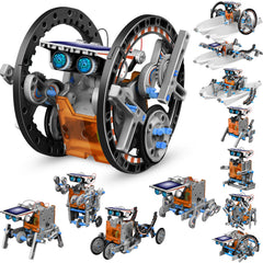 Dioju 13-in-1 solar robot kit assembly guide supports hands-on learning.
