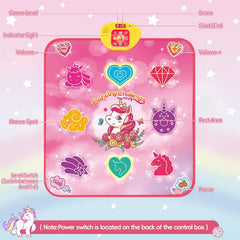 Diophso Unicorn Dance Mat six-game-modes for varied play.