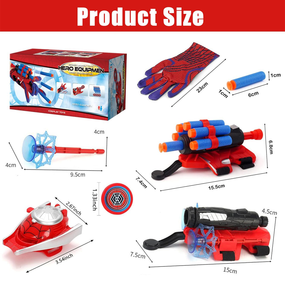 DisaHyns Spider Web Launchers with three modes for versatile play